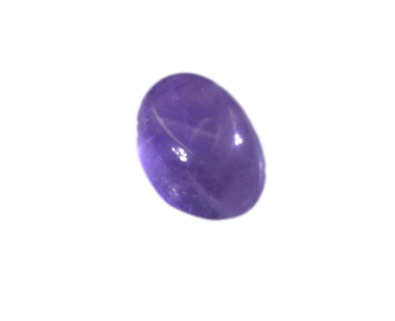 Amethyst 1PC Large 8x12 MM Oval Cabochon Purple Brilliant semi Precious Loose Gemstones