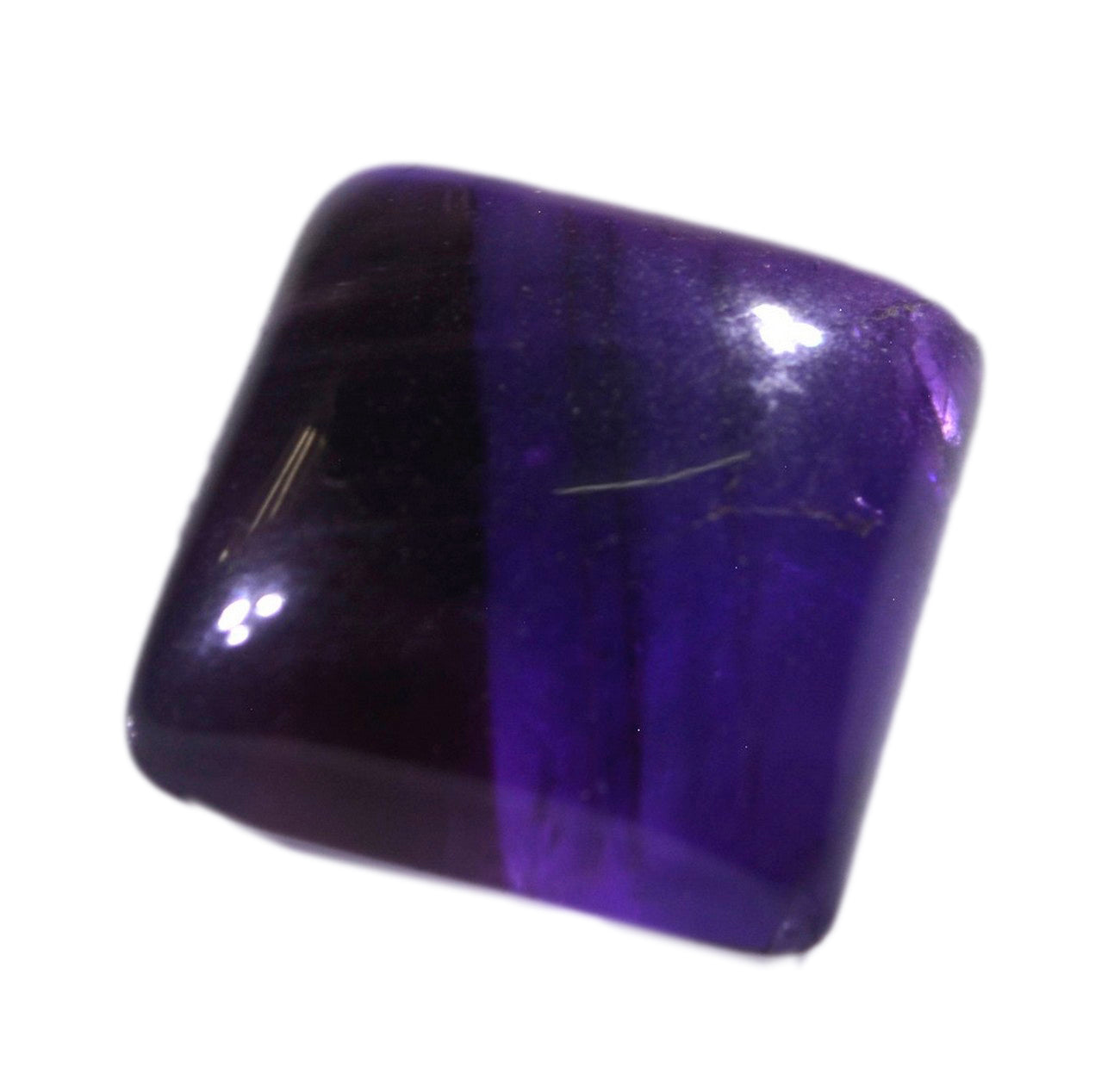 Amethyst 1PC Large 10x10 MM Square Cabochon Purple Genuine semi Precious Loose Gemstones