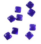 Amethyst 10PC Tiny 5x5 MM Square Cabochon Purple Lustrous semi Precious Semi Precious Gemstone