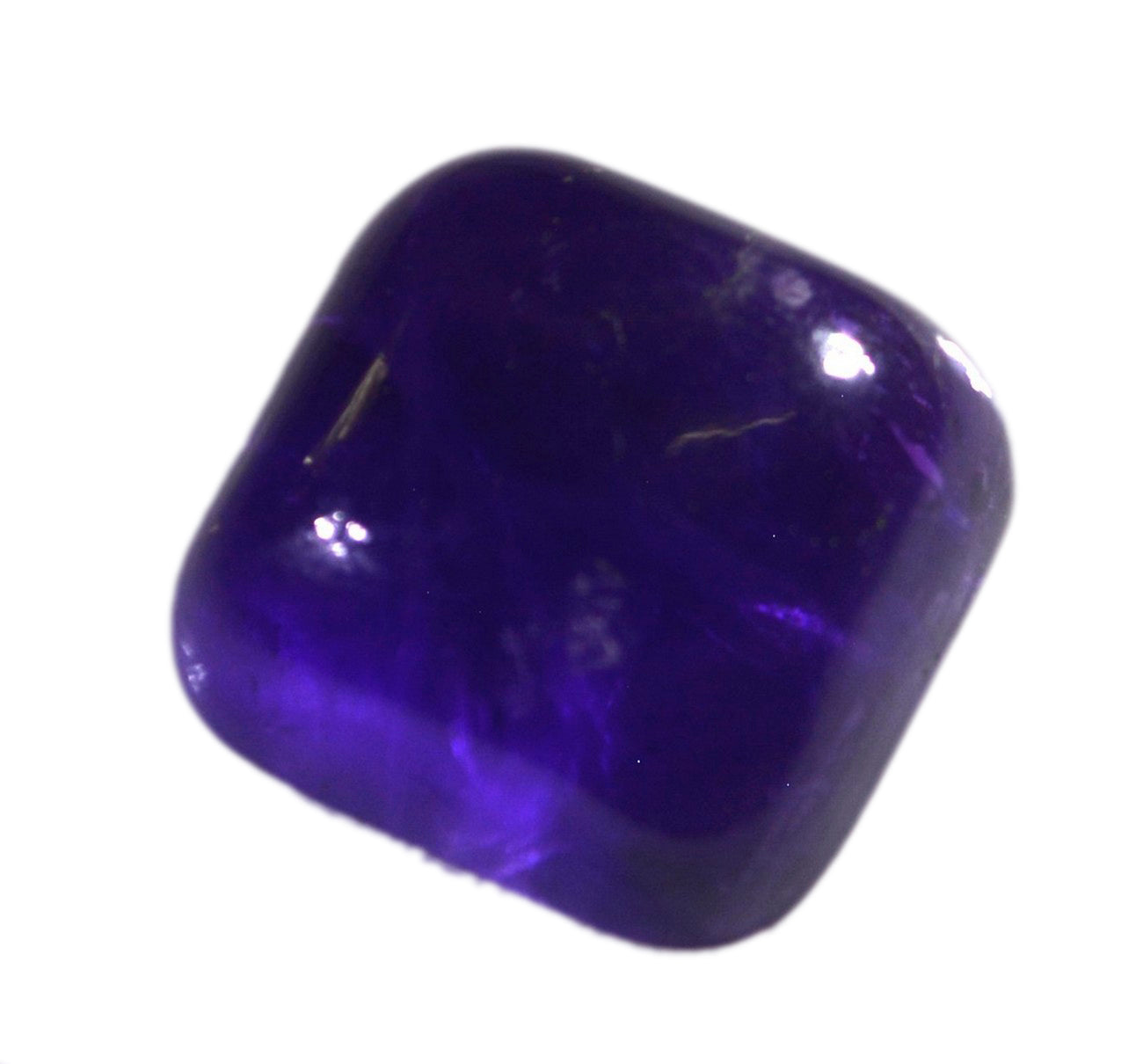 Amethyst 1PC Small 7x7 MM Square Cabochon Purple Fine semi Precious Gems