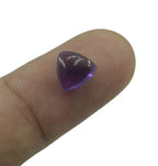 Amethyst 1PC Medium 9x9 MM Triangle Cabochon Purple Brilliant semi Precious Loose Gems
