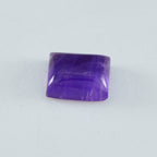 Amethyst 1PC Small 6x8 MM Emerald Cabochon Purple Natural semi Precious Loose Gemstone