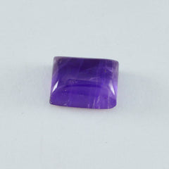 Amethyst 1PC Small 6x8 MM Emerald Cabochon Purple Natural semi Precious Loose Gemstone