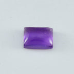 Amethyst 1PC Large 8x12 MM Emerald Cabochon Purple Sparkling semi Precious Loose Gemstone