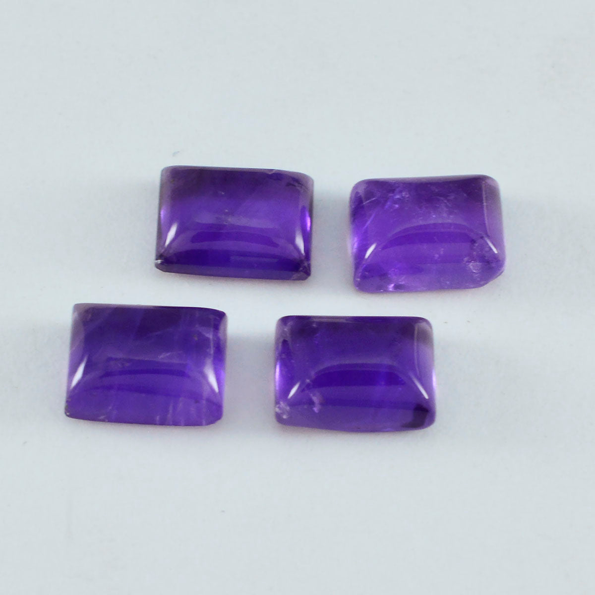 Amethyst 1PC Tiny 5x7 MM Emerald Cabochon Purple High Quality semi Precious Loose Gems Image principale du produit