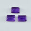 Amethyst 1PC Medium 7x10 MM Emerald Cabochon Purple Pure semi Precious Precious Gemstone