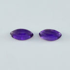 Amethyst 1PC Large 8x16 MM Marquise  Cabochon Purple Genuine semi Precious Loose Gemstones