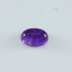 Amethyst 10PC Tiny 4x6 MM Oval Cabochon Purple Shine semi Precious Loose Gems