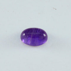 Amethyst 10PC Tiny 4x6 MM Oval Cabochon Purple Shine semi Precious Loose Gems
