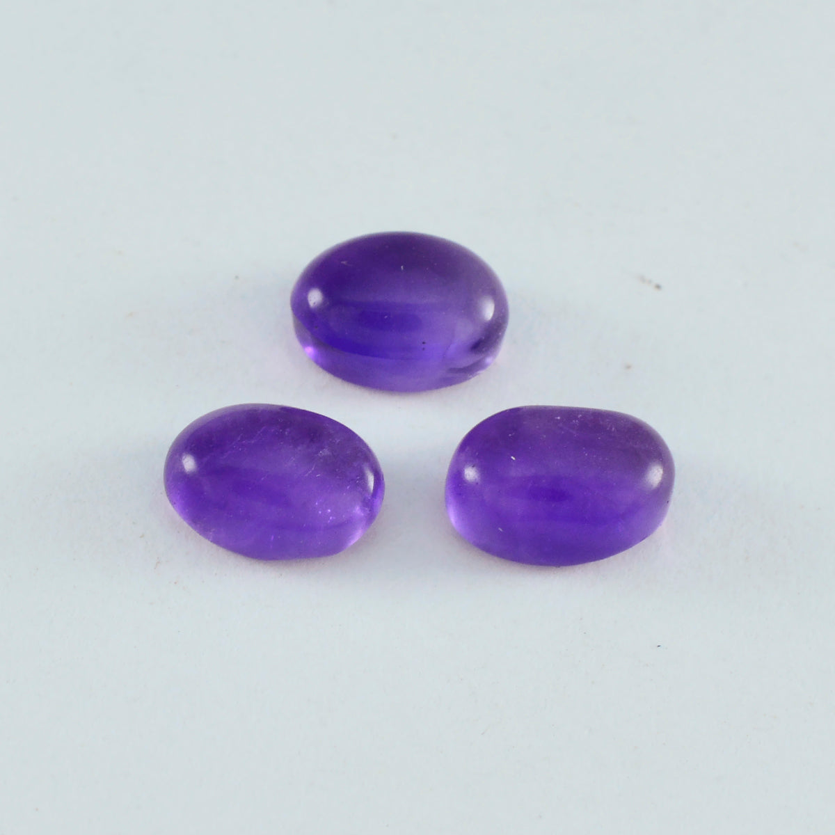 Amethyst 10PC Tiny 4x6 MM Oval Cabochon Purple Shine semi Precious Loose Gems Главное изображение товара