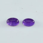Amethyst 1PC Small 7x9 MM Oval Cabochon Purple Genuine semi Precious Precious Gemstone