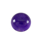 Amethyst 1PC Large 10x10 MM Round Cabochon Purple Sparkling semi Precious Semi Precious Gemstone