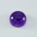 Amethyst 1PC Large 10x10 MM Round Cabochon Purple Sparkling semi Precious Semi Precious Gemstone