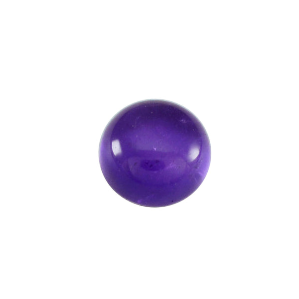 Amethyst 1PC Large 11x11 MM Round Cabochon Purple Polished semi Precious Precious Gemstone