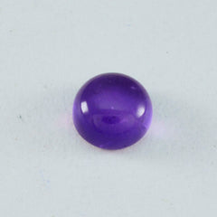 Amethyst 1PC Large 11x11 MM Round Cabochon Purple Polished semi Precious Precious Gemstone
