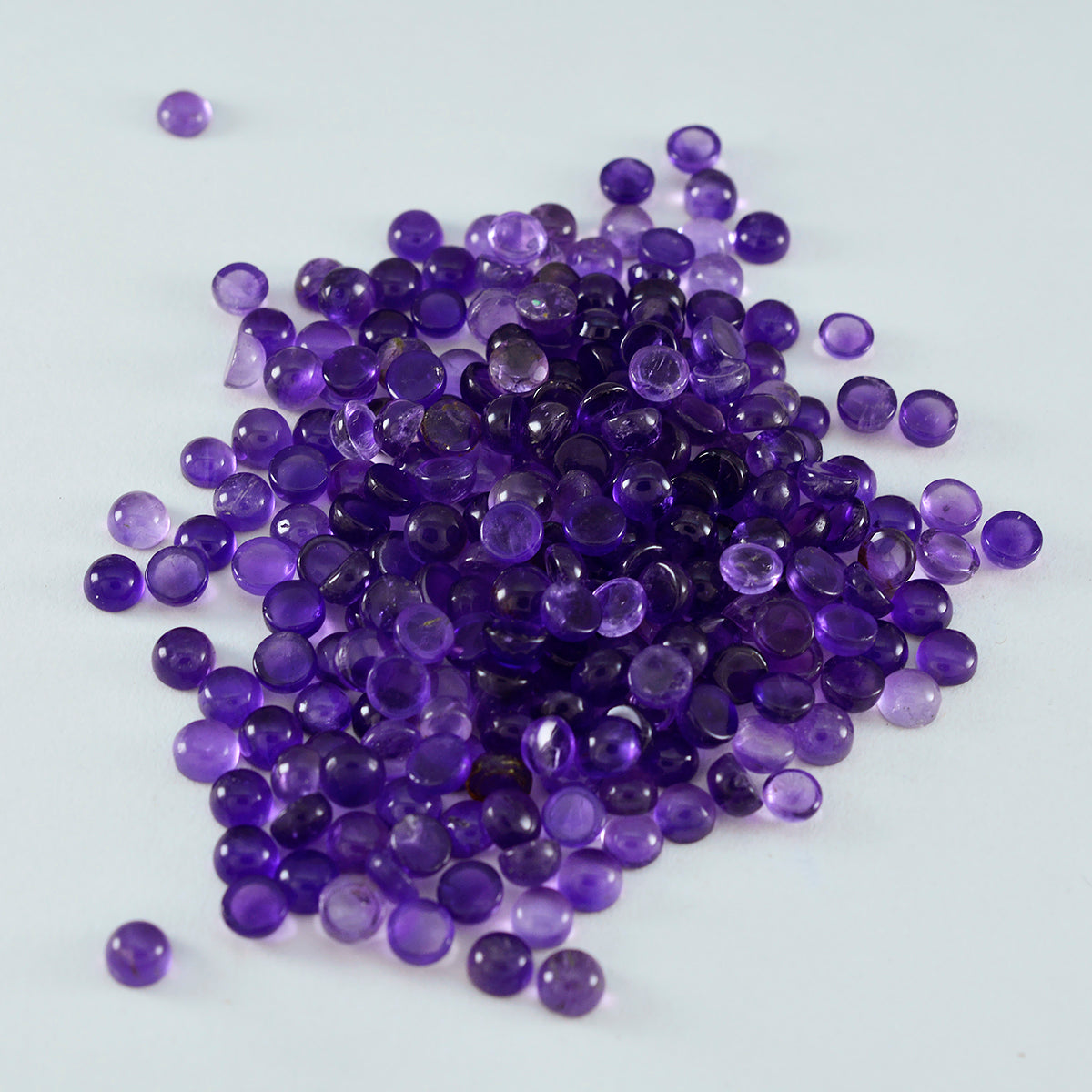 Amethyst 10PC Tiny 3x3 MM Round Cabochon Purple High Quality semi Precious Loose Gemstones