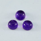 Amethyst 10PC Tiny 4x4 MM Round Cabochon Purple Natural semi Precious Semi Precious Gemstone