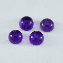 Amethyst 10PC Tiny 5x5 MM Round Cabochon Purple Genuine semi Precious Precious Gemstone