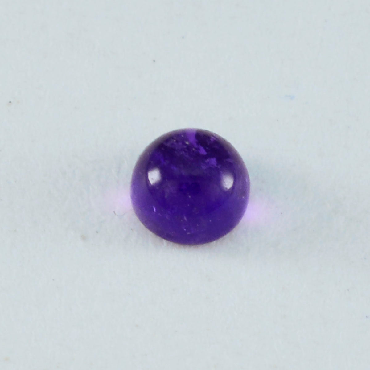 Amethyst 1PC Tiny 6x6 MM Round Cabochon Purple Superior semi Precious Gems Image principale du produit