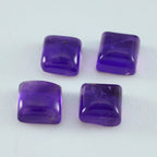 Amethyst 1PC Small 8x8 MM Square Cabochon Purple High Quality semi Precious Loose Gems