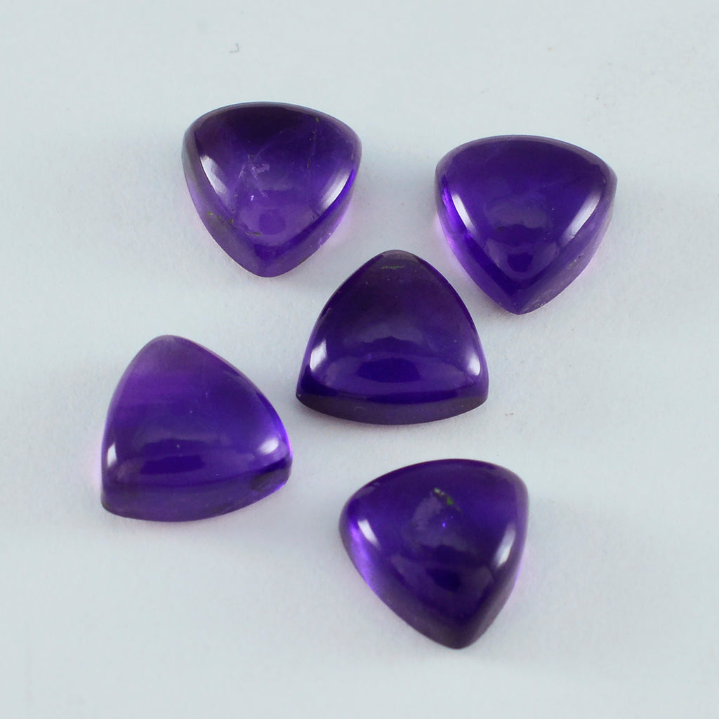 Amethyst 1PC Tiny 6x6 MM Triangle Cabochon Purple Superior semi Precious Semi Precious Gemstone