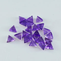 Amethyst 10PC Tiny 3x3 MM Triangle Cabochon Purple High Quality semi Precious Loose Gems
