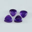 Amethyst 1PC Small 8x8 MM Triangle Cabochon Purple Fiery semi Precious Gems
