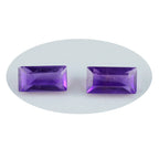 Amethyst 1PC Large 8x16 MM Baguette Faceted Purple Shine Semi Precious Loose Gemstones