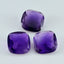 Amethyst 1PC Large 10x10 MM Cushion Faceted Purple Shine Semi Precious Loose Gemstones