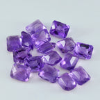 Amethyst 1PC Tiny 5x7 MM Emerald Faceted Purple Fine Semi Precious Loose Gemstone