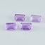 Amethyst 1PC Tiny 3x5 MM Emerald Faceted Purple Lustrous Semi Precious Gems