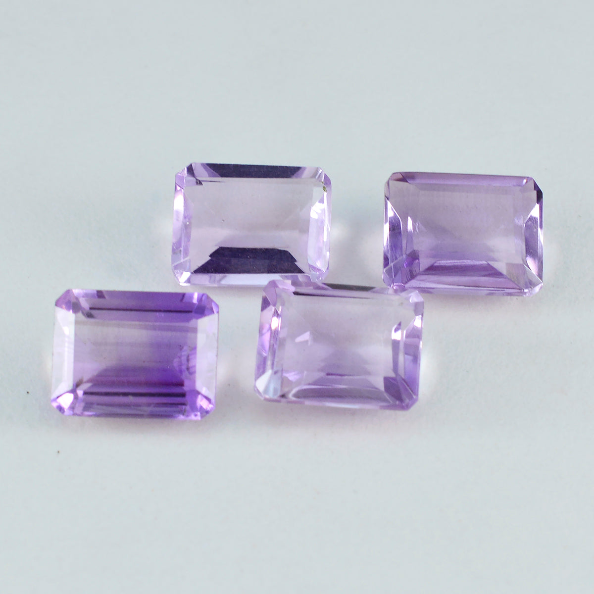 Amethyst 1PC Kleiner 6x8 MM Smaragd Facettiert Lila Hochwertige Halbedelsteine Lose Edelsteine Hauptbild