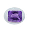 Amethyst 1PC Medium 8x10 MM Emerald Faceted Purple Pure Semi Precious Loose Gemstones