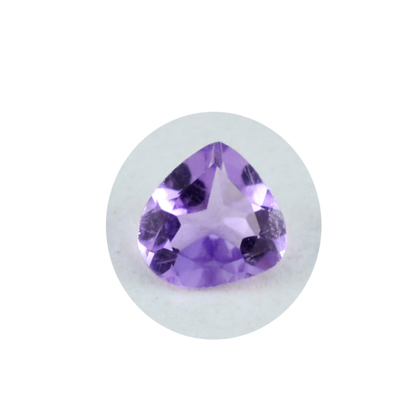 Amethyst 1PC Chunky 16x16 MM Heart Faceted Purple Pure Semi Precious Loose Gems