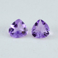 Amethyst 1PC Chunky 13x13 MM Herz Facettiert Lila Natürlicher Halbedelstein Lose Edelstein