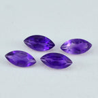 Amethyst 1PC Chunky 10x20 MM Marquise Faceted Purple Sparkling Semi Precious Loose Gemstone
