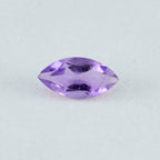Amethyst 1PC Chunky 10x20 MM Marquise Faceted Purple Sparkling Semi Precious Loose Gemstone