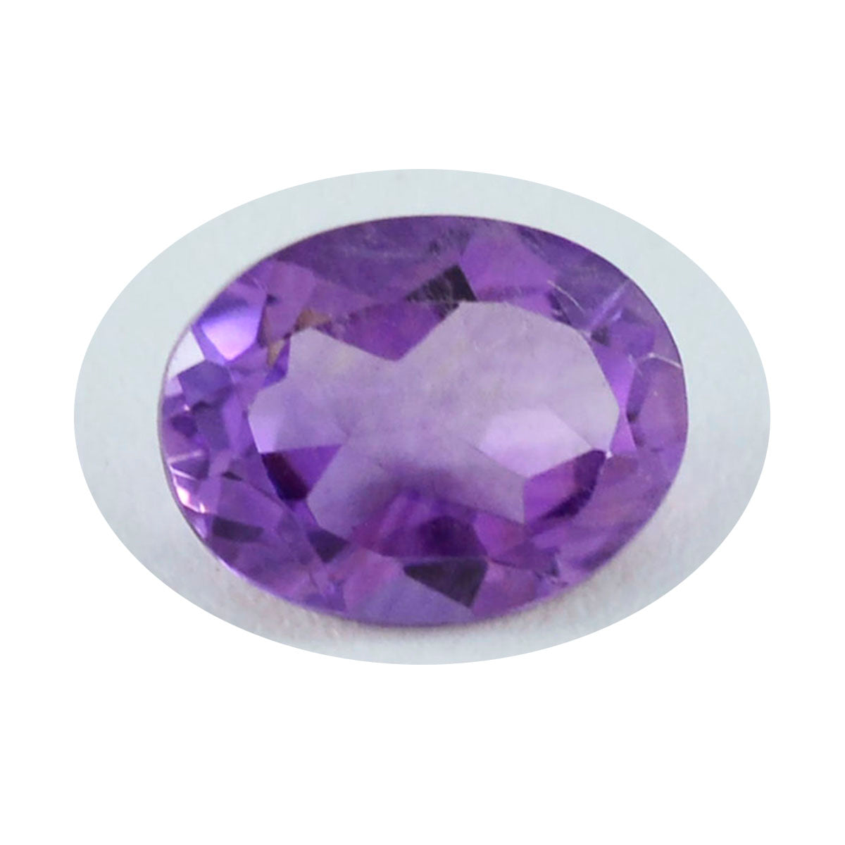 Amethyst 1PC Chunky 12x16 MM Oval Faceted Purple Superior Semi Precious Gems
