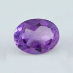 Amethyst 1PC Chunky 13x18 MM Oval Faceted Purple Pure Semi Precious Loose Gems