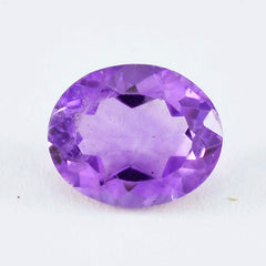 Amethyst 1PC Tiny 4x6 MM Oval Faceted Purple Brilliant Semi Precious Loose Gems