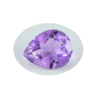 Amethyst 1PC Large 10x14 MM Pear Faceted Purple Shine Semi Precious Loose Gems