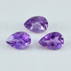 Amethyst 1PC Chunky 13x18 MM Pear Faceted Purple High Quality Semi Precious Loose Gemstones