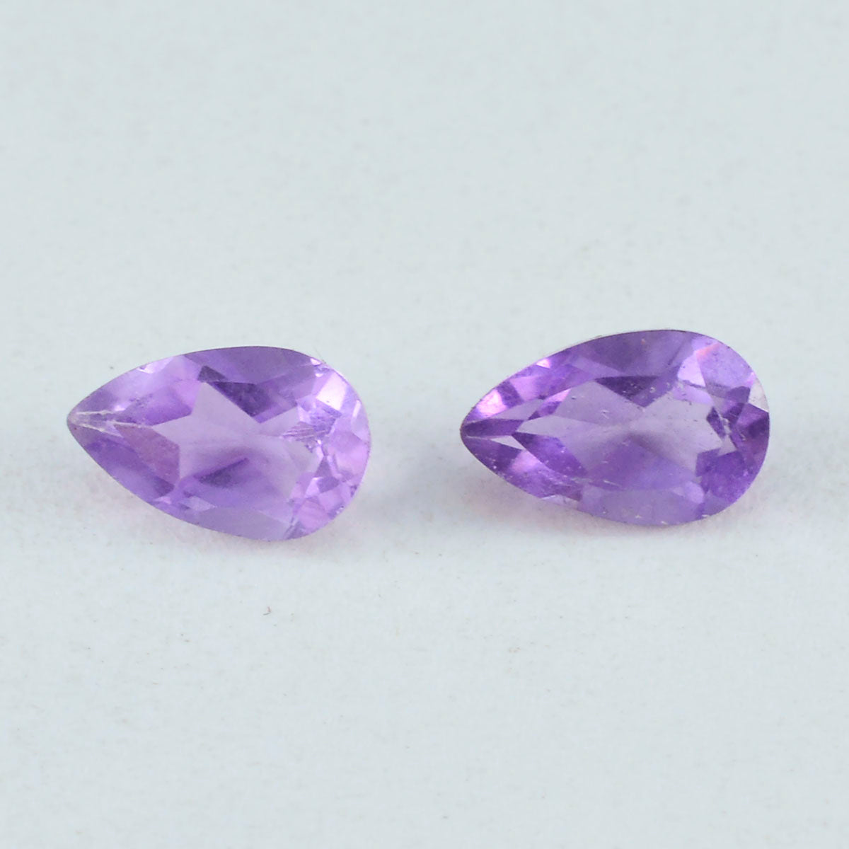 Amethyst 1PC Large 10x14 MM Pear Faceted Purple Shine Semi Precious Loose Gems Главное изображение товара