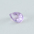 Amethyst 1PC Chunky 12x16 MM Pear Faceted Purple Fine Semi Precious Loose Gemstone