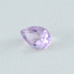 Amethyst 1PC Chunky 12x16 MM Pear Faceted Purple Fine Semi Precious Loose Gemstone