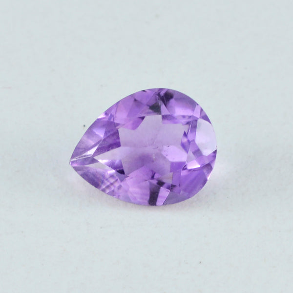 Amethyst 1PC Tiny 5x7 MM Pear Faceted Purple Superior Semi Precious Gems