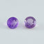 Amethyst 1PC Large 10x10 MM Round Faceted Purple Shine Semi Precious Loose Gemstones