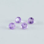 Amethyst 10PC Tiny 3x3 MM Round Faceted Purple Fiery Semi Precious Gems