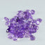 Amethyst 1PC Tiny 6x6 MM Round Faceted Purple Polished Semi Precious Loose Gemstones
