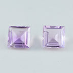 Amethyst 1PC Chunky 13x13 MM Square Faceted Purple Natural Semi Precious Loose Gemstone